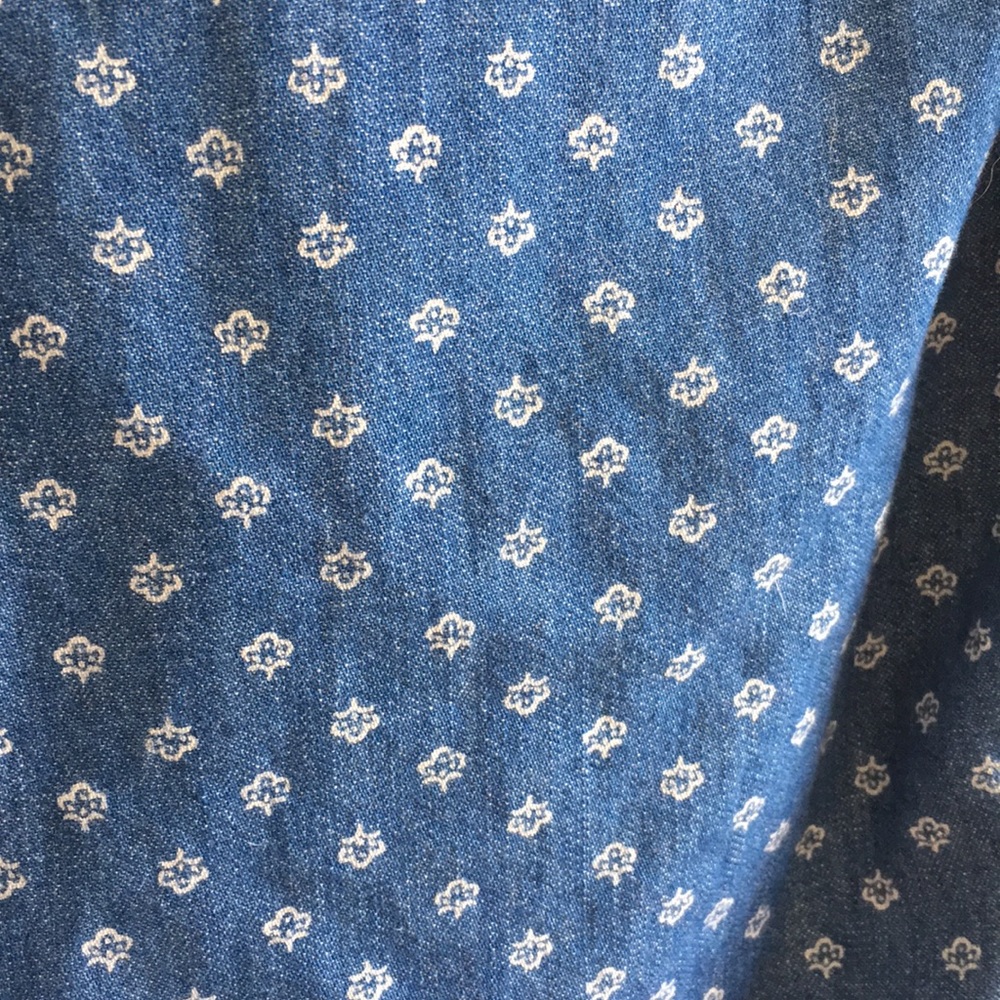 Patterned Denim Button Down - Picture 10 of 10